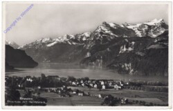 ak159232 Brunnen, Urnersee mit Urirotstock