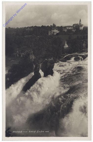 Dachsen, Rheinfall vom Schloß Laufen aus