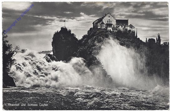 Dachsen, Rheinfall mit Schloß Laufen