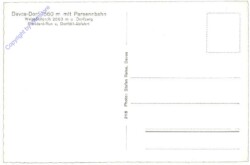 ak159300a Davos, Dorf mit Parsennbahn