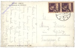 ak159301a Davos, mit Schatzalp und Schiahorn