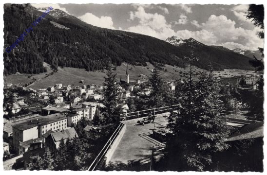 Davos, Blick von der Hohen Promenade