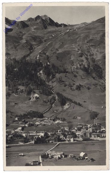 Davos, Dorf mit Parsennbahn