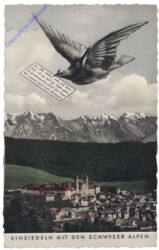 Einsiedeln, mit den Schwyzer Alpen