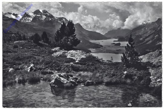 Engadin, Blick vom Hahnensee
