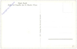 Flüeli-Ranft, Zelle mit Kapelle des hl. Bruder-Klaus