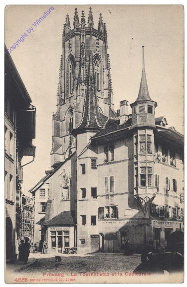 Fribourg, La Tournalletaz et la Cathedrale