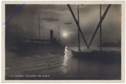 Genf, Lac Leman, Coucher de soleil