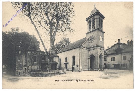 Genf, Petit-Saconnex, Eglise et Mairie