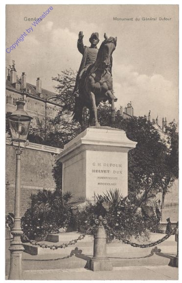 Genf, Monument du General Dufour