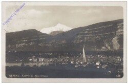 Genf, Saleve et Mont-Blanc