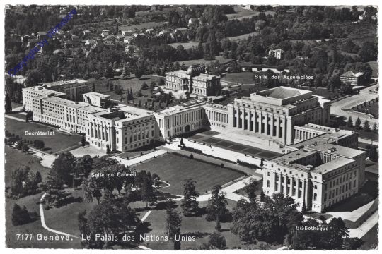 Genf, Le Palais des Nations-Unies
