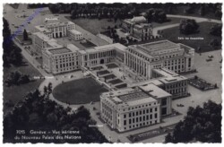 Genf, Vue aerienne du Nouveau Palais des Nations