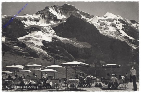 Grindelwald, Kl. Scheidegg mit Jungfrau