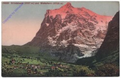 Grindelwald, und Wetterhorn