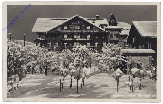 Gstaad, Hotel Bernerhof