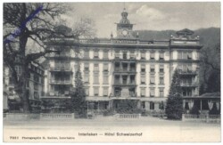Interlaken, Hotel Schweizerhof