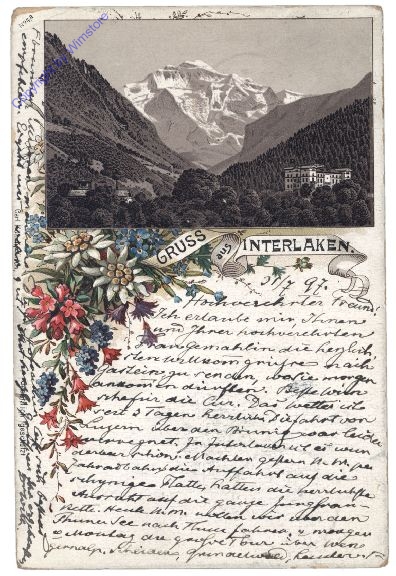ak159529 Interlaken, Gruss aus