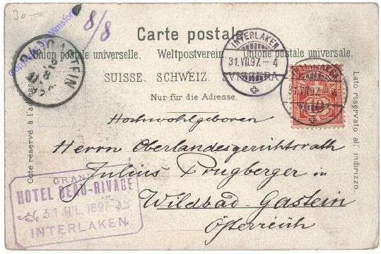 ak159529a Interlaken, Gruss aus