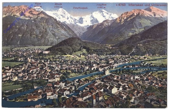 ak159530 Interlaken, Ortsansicht