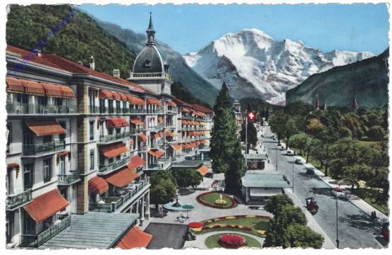 ak159532 Interlaken, Hotels Viktoria und Jungfrau