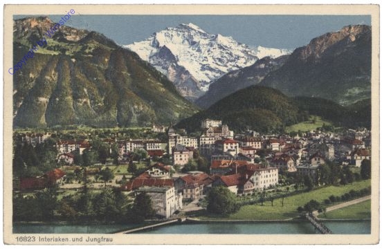 ak159546 Interlaken, und Jungfrau