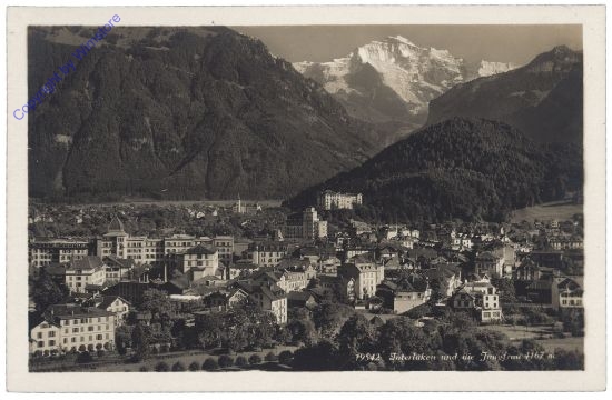 ak159550 Interlaken, und die Jungfrau