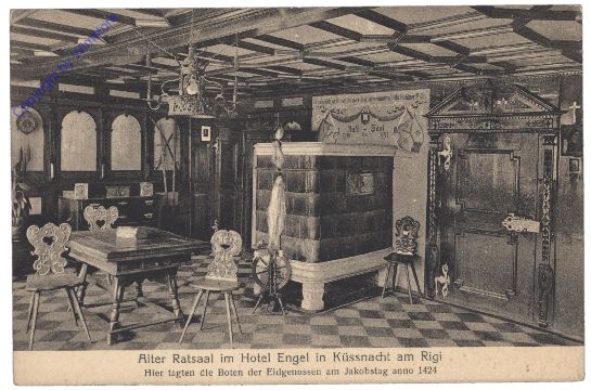 Küssnacht, Alter Ratsaal im Hotel Engel