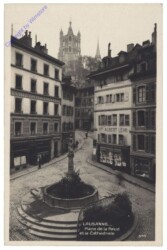 ak159608 Lausanne, Place de la Palud