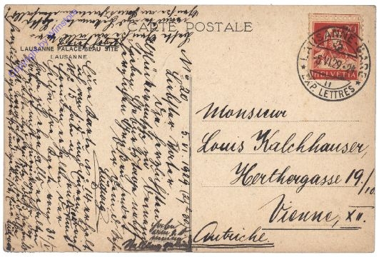 ak159609a Lausanne, Palace-Beau Site