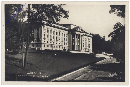 Lausanne, Palais du Tribunal Federal