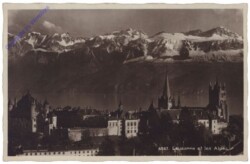 ak159623 Lausanne, et les alpes