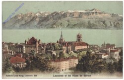Lausanne, et les Alpes de Savoie