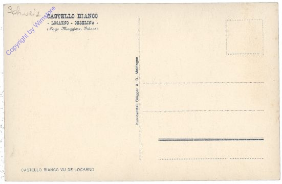 ak159638a Locarno, Castello Bianco