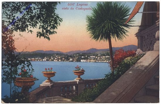 Lugano, visto da Castagnola