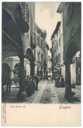 Lugano, Vue d'une rue