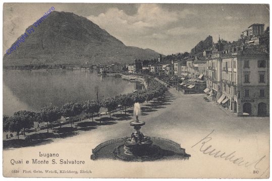 Lugano, Quai e Monte S. Salvatore