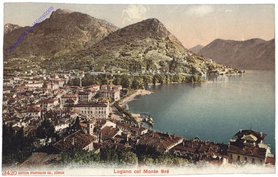 Lugano, col Monte Bre