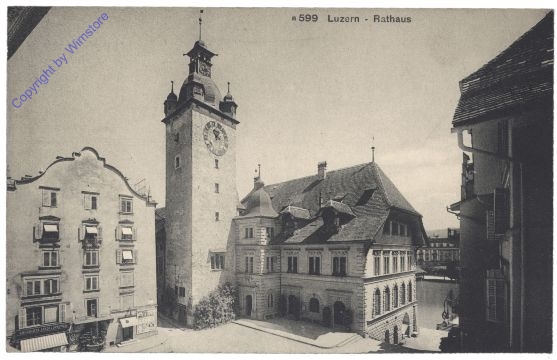 ak159707 Luzern, Rathaus