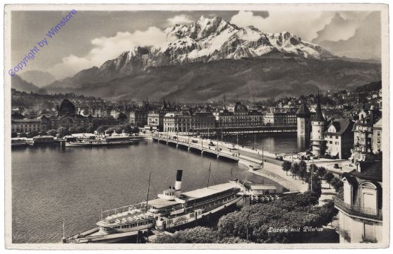 ak159711 Luzern, mit Pilatus