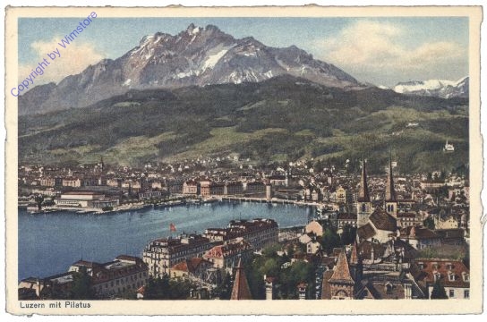 ak159715 Luzern, mit Pilatus