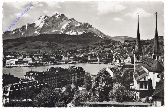 ak159718 Luzern, mit Pilatus