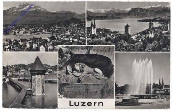 ak159720 Luzern, Multiansicht