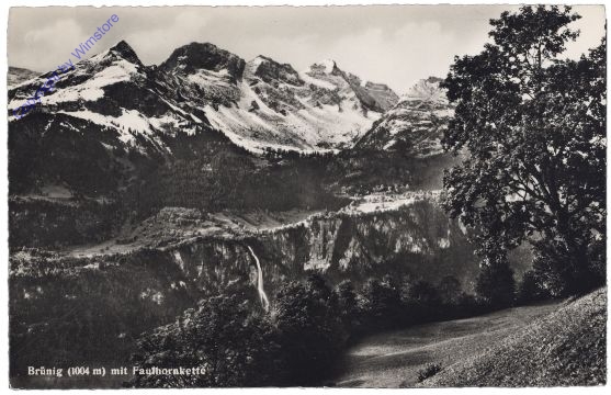 Meiringen, mit Faulhornkette