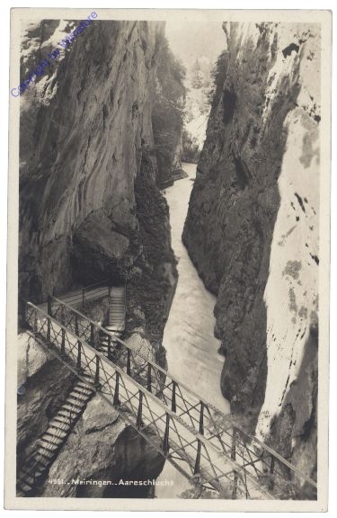 Meiringen, Aareschlucht