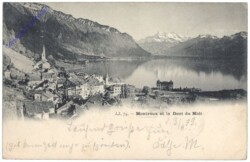 Montreux, et la Dent du Midi