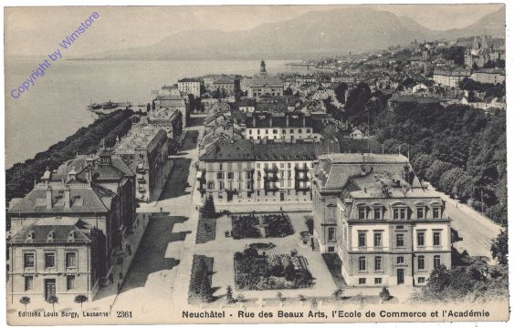 Neuchatel, Rue des Beaux Arts