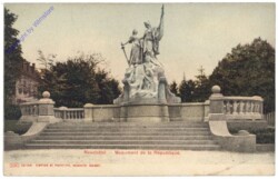 Neuchatel, Monument de la Republique