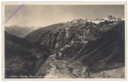 Realp, Furka, Blick vom Belvedere