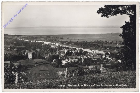Rheineck, mit Blick auf den Bodensee u. Alten Rhein